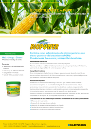 Maíz, Sorgo y Girasol